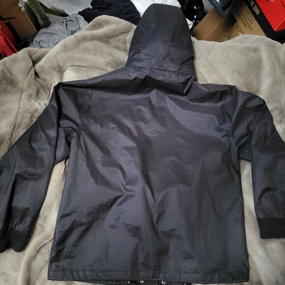 J Crew Sport Waterproof Lightweight All Weather Jacket Quilted hood, Size Large - Picture 2 of 16